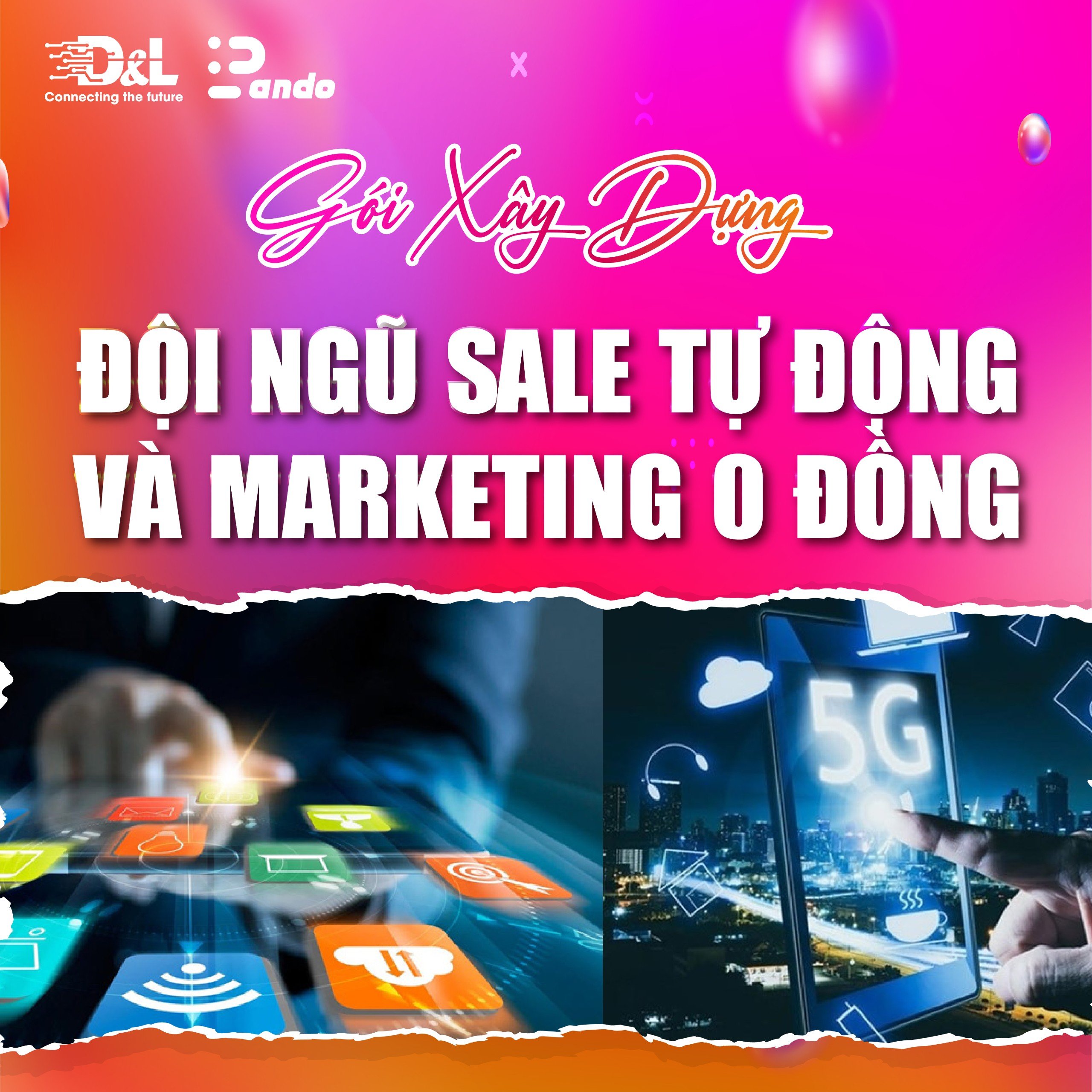 PANDO - Gói xây dựng đội ngũ sale tự động và marketing 0 đồng