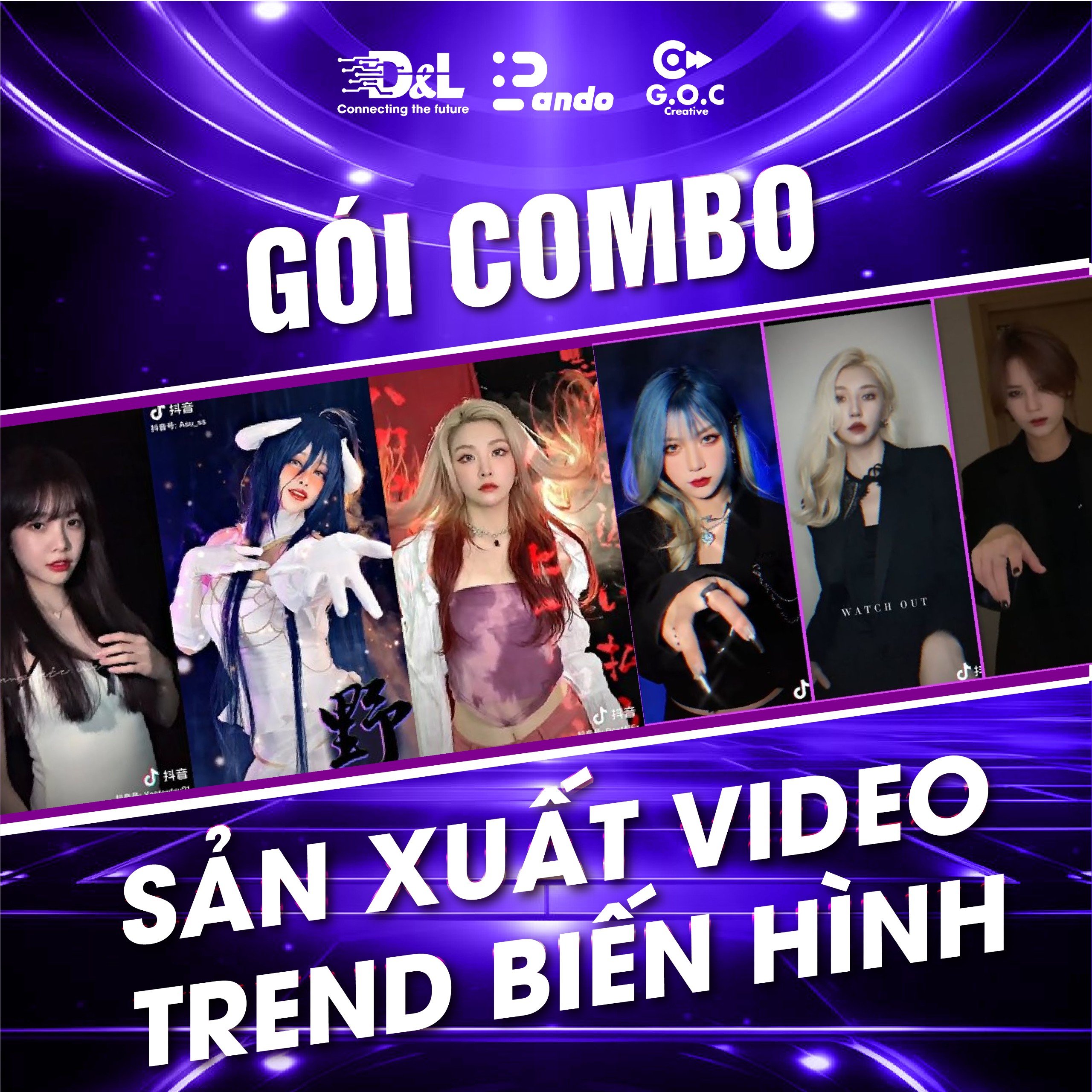 G.O.C - Video trend biến hình (gói combo)
